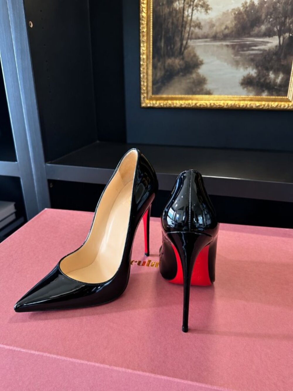 Like new! Christian Louboutin So Kate 120mm Pumps in Black | Size 38 (US 8)